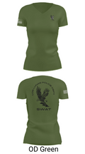 LOS LUNAS POLICE DEPT. SWAT 5938018 Women's Short Sleeve V-neck Shirt - 46