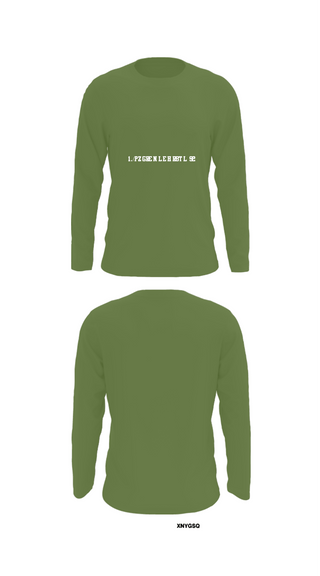 Long Sleeve Performance Shirt, 1./PzGrenLehrBtl 92, Army, Teamtime, Team time, sublimation, custom sports apparel, team uniforms, spirit wear, spiritwear, sports uniforms, custom shirts, team store, custom team store, fundraiser sports, apparel fundraiser