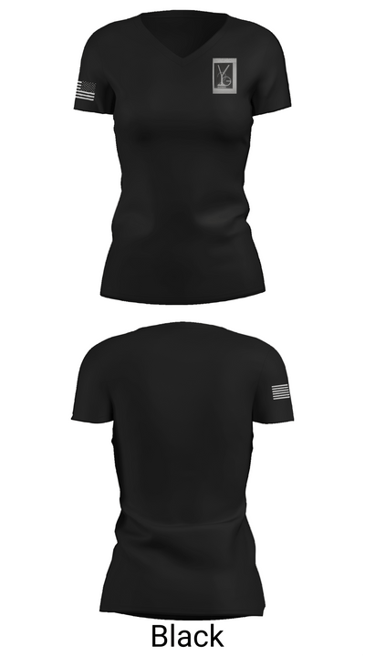 Y2GRANT 69219552 Women's Short Sleeve V-neck Shirt - 38