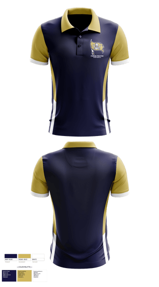 Short Sleeve Performance Polo, Perrin Pirates, Football, Teamtime, Team time, sublimation, custom sports apparel, team uniforms, spirit wear, spiritwear, sports uniforms, custom shirts, team store, custom team store, fundraiser sports, apparel fundraiser