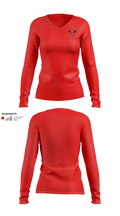 DC-1 Outlaws 94538191 Women's Long Sleeve V-neck Shirt - 2