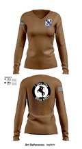 3-360th TSBn 65100272 Women's Long Sleeve V-neck Shirt - 2