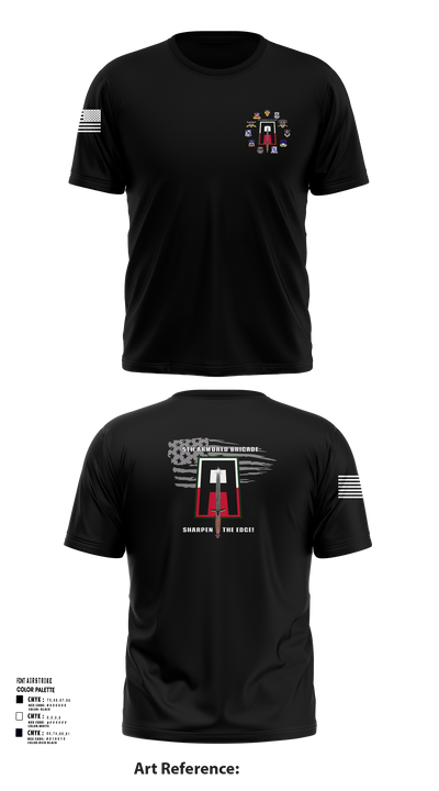 5th Armored Brigade 44800890 Short Sleeve Performance Shirt - 103