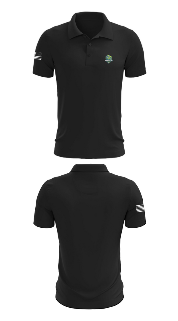 Short Sleeve Performance Polo, ARROWS FC, Men's Soccer, Teamtime, Team time, sublimation, custom sports apparel, team uniforms, spirit wear, spiritwear, sports uniforms, custom shirts, team store, custom team store, fundraiser sports, apparel fundraiser