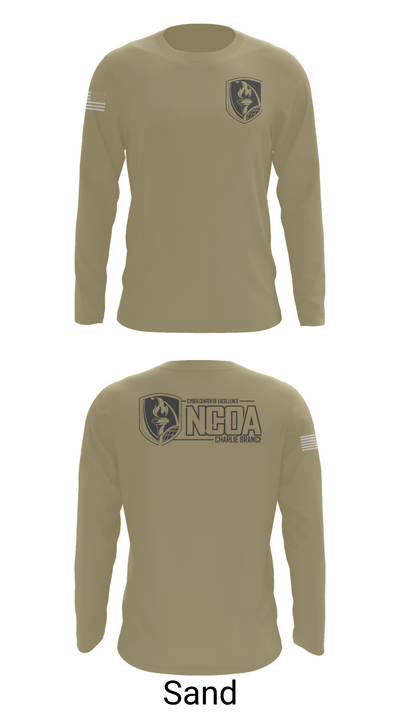 CCoE NCOA Charlie Branch 15308230 Long Sleeve Performance Shirt 86