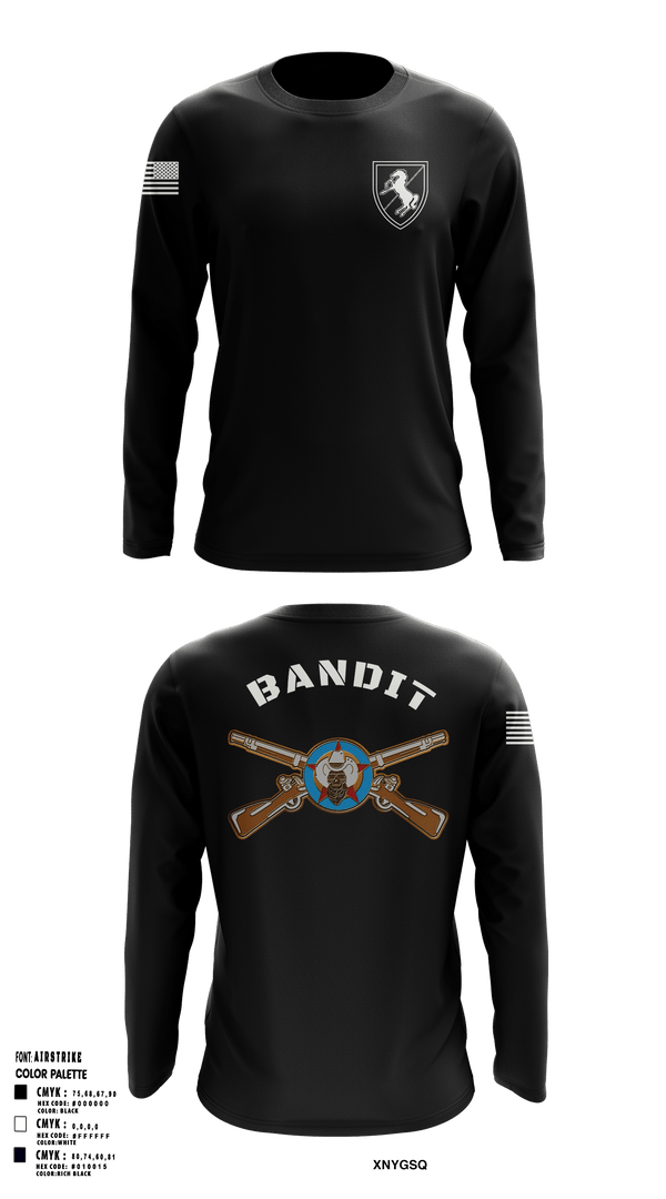 Long Sleeve Performance Shirt, Bandit TroopBandit Troop 2.0, Army, Teamtime, Team time, sublimation, custom sports apparel, team uniforms, spirit wear, spiritwear, sports uniforms, custom shirts, team store, custom team store, fundraiser sports, apparel fundraiser