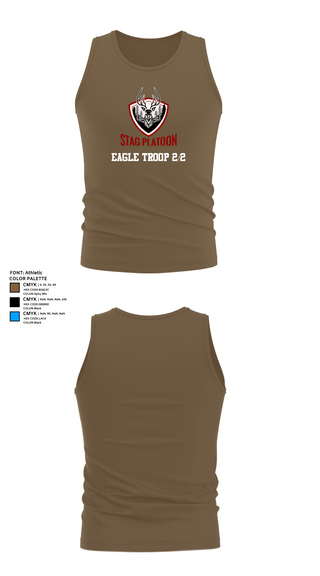 Tank Top, Eagle troop 2/2, Army, Teamtime, Team time, sublimation, custom sports apparel, team uniforms, spirit wear, spiritwear, sports uniforms, custom shirts, team store, custom team store, fundraiser sports, apparel fundraiser
