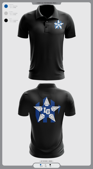 Short Sleeve Performance Polo, LaGrange Grangers, Men's Soccer, Teamtime, Team time, sublimation, custom sports apparel, team uniforms, spirit wear, spiritwear, sports uniforms, custom shirts, team store, custom team store, fundraiser sports, apparel fundraiser