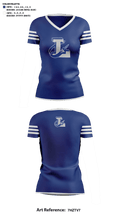 Limestone Community High School Cheer 68526986 Women's Short Sleeve V-neck Shirt - 41
