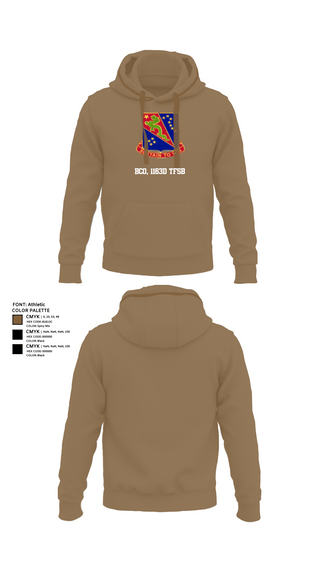 Hoodie, BCO, 1163D TFSB, Army, Teamtime, Team time, sublimation, custom sports apparel, team uniforms, spirit wear, spiritwear, sports uniforms, custom shirts, team store, custom team store, fundraiser sports, apparel fundraiser