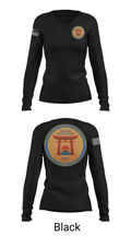 835th Transportation BN 83233683 Women's Long Sleeve V-neck Shirt -1 37