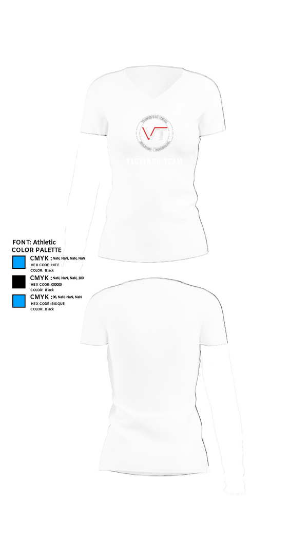 Women's Short Sleeve Vneck Shirt, Vaguinho team, Wrestling, Teamtime, Team time, sublimation, custom sports apparel, team uniforms, spirit wear, spiritwear, sports uniforms, custom shirts, team store, custom team store, fundraiser sports, apparel fundraiser