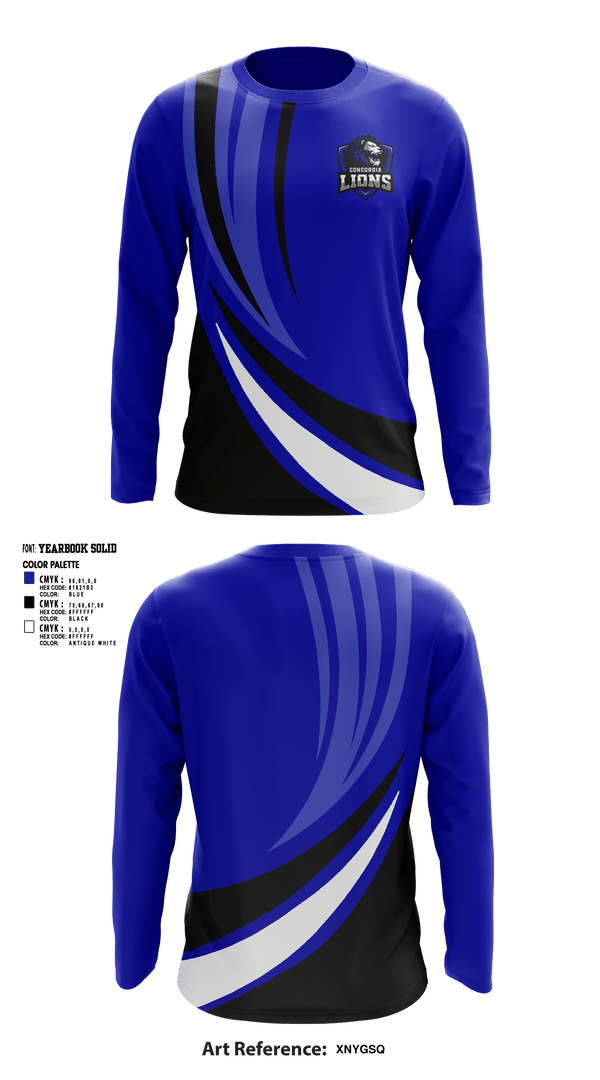 Long Sleeve Performance Shirt, Concordia Lions Viersen, Football, Teamtime, Team time, sublimation, custom sports apparel, team uniforms, spirit wear, spiritwear, sports uniforms, custom shirts, team store, custom team store, fundraiser sports, apparel fundraiser