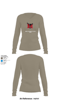Moore Catholic High School Soccer 26340317 Women's Long Sleeve V-neck Shirt - 19