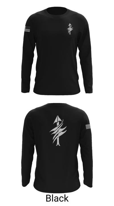 3rd Battalion 2nd Marines Scout Sniper Platoon 1879947 Long Sleeve Performance Shirt 26