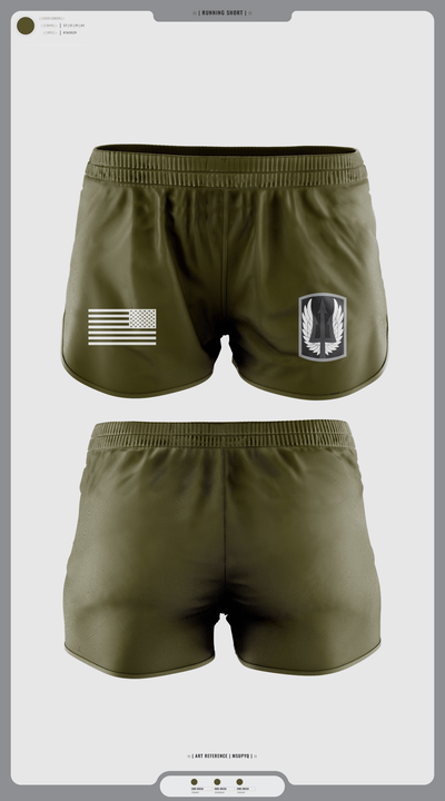 1-169th E Company 36132631 Women's Shorts - 1