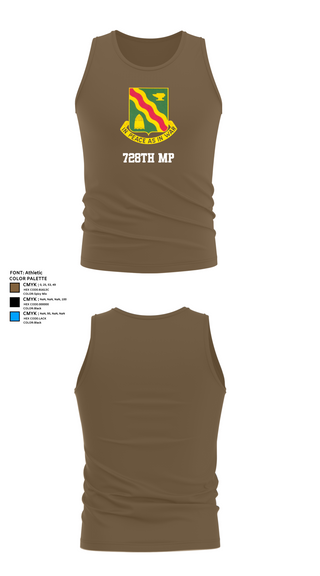 Tank Top, 728th MP, Army, Teamtime, Team time, sublimation, custom sports apparel, team uniforms, spirit wear, spiritwear, sports uniforms, custom shirts, team store, custom team store, fundraiser sports, apparel fundraiser
