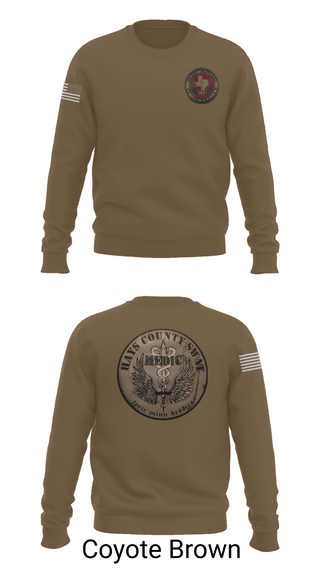 Crew Neck Sweatshirt, Hays County SWAT, Police, Teamtime, Team time, sublimation, custom sports apparel, team uniforms, spirit wear, spiritwear, sports uniforms, custom shirts, team store, custom team store, fundraiser sports, apparel fundraiser