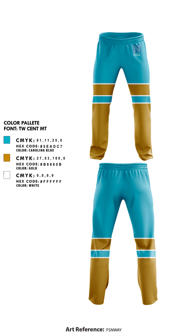 Sweatpants, Norwayne Middle School Basketball, Men's Basketball, Teamtime, Team time, sublimation, custom sports apparel, team uniforms, spirit wear, spiritwear, sports uniforms, custom shirts, team store, custom team store, fundraiser sports, apparel fundraiser