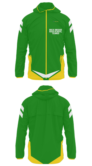 Windbreaker, Rock Bridge High School Tennis, Tennis, Teamtime, Team time, sublimation, custom sports apparel, team uniforms, spirit wear, spiritwear, sports uniforms, custom shirts, team store, custom team store, fundraiser sports, apparel fundraiser