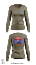 120th HHC 5866758 Women's Long Sleeve V-neck Shirt - 136