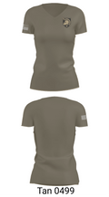 USMA 12751694 Women's Short Sleeve V-neck Shirt - 68