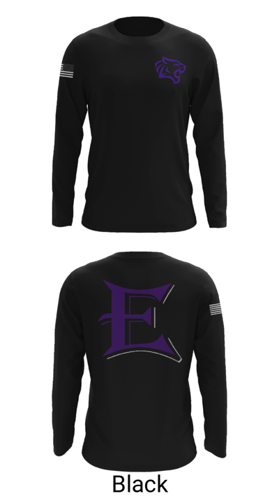 Elgin High School Volleyball 88554303 Long Sleeve Performance Shirt - 26