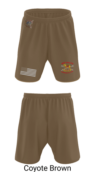 Athletic Shorts With Pockets, Archer Battery 2-2 FA, Army, Teamtime, Team time, sublimation, custom sports apparel, team uniforms, spirit wear, spiritwear, sports uniforms, custom shirts, team store, custom team store, fundraiser sports, apparel fundraiser
