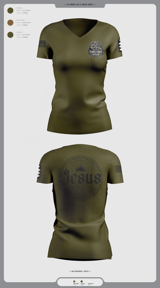 Womens Short Sleeve Vneck Shirt, Strike force Battalion, Army, Teamtime, Team time, sublimation, custom sports apparel, team uniforms, spirit wear, spiritwear, sports uniforms, custom shirts, team store, custom team store, fundraiser sports, apparel fundraiser