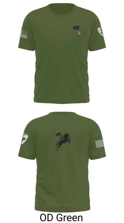 Oklahoma State University Ranger Challenge 45471102 Old School Cotton Feel Shirt - 50