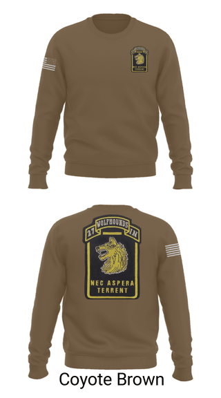 Crew Neck Sweatshirt, Wolfhounds, Army, Teamtime, Team time, sublimation, custom sports apparel, team uniforms, spirit wear, spiritwear, sports uniforms, custom shirts, team store, custom team store, fundraiser sports, apparel fundraiser