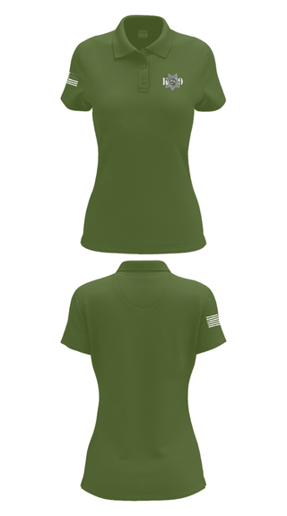 Womens Short Sleeve Performance Polo, Fresno Police Department K9 Unit, Police, Teamtime, Team time, sublimation, custom sports apparel, team uniforms, spirit wear, spiritwear, sports uniforms, custom shirts, team store, custom team store, fundraiser sports, apparel fundraiser