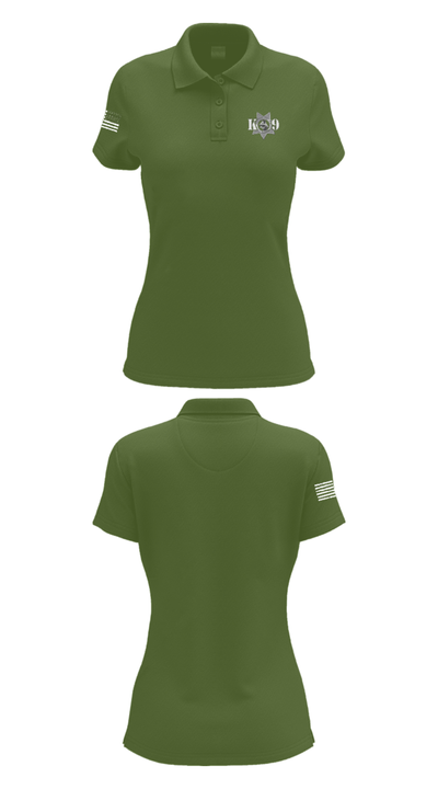 Fresno Police Department K9 Unit 39054818 Women's Short Sleeve Performance Polo  - 52
