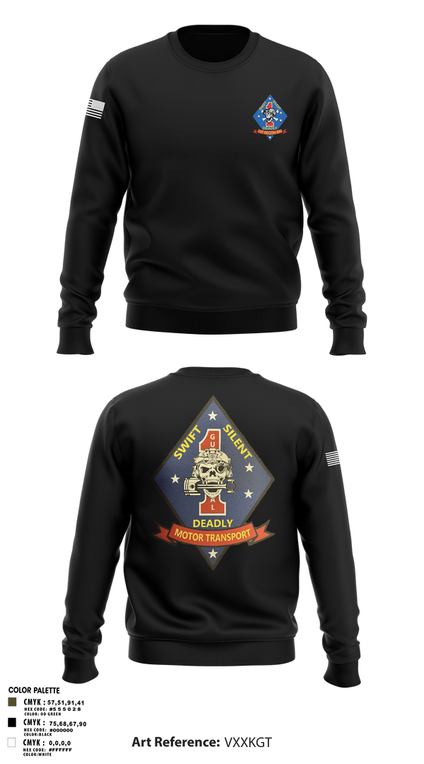 Crew Neck Sweatshirt, 1st Recon1st Recon, , Teamtime, Team time, sublimation, custom sports apparel, team uniforms, spirit wear, spiritwear, sports uniforms, custom shirts, team store, custom team store, fundraiser sports, apparel fundraiser