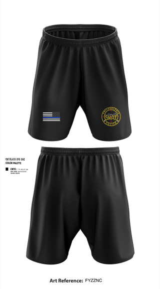 Athletic Shorts With Pockets, Philadlphia SWAT, Police, Teamtime, Team time, sublimation, custom sports apparel, team uniforms, spirit wear, spiritwear, sports uniforms, custom shirts, team store, custom team store, fundraiser sports, apparel fundraiser