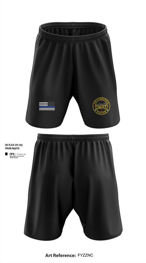 Athletic Shorts With Pockets, Philadlphia SWAT, Police, Teamtime, Team time, sublimation, custom sports apparel, team uniforms, spirit wear, spiritwear, sports uniforms, custom shirts, team store, custom team store, fundraiser sports, apparel fundraiser