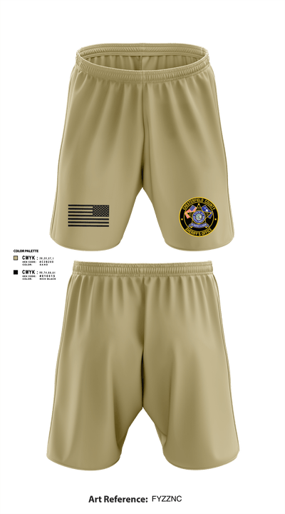 Chesterfield County Sheriff Office 79473922 Athletic Shorts With Pockets - 101