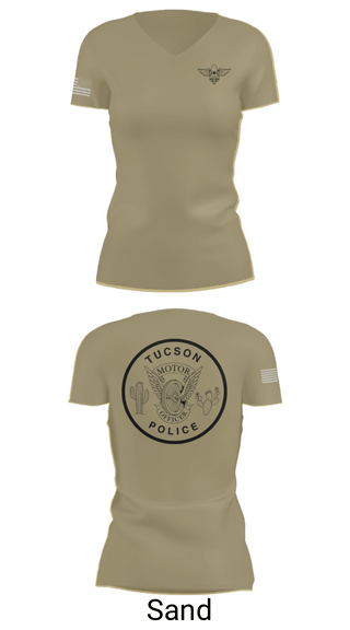 Women's Short Sleeve Vneck Shirt, TPD MOTOR UNIT, Police, Teamtime, Team time, sublimation, custom sports apparel, team uniforms, spirit wear, spiritwear, sports uniforms, custom shirts, team store, custom team store, fundraiser sports, apparel fundraiser