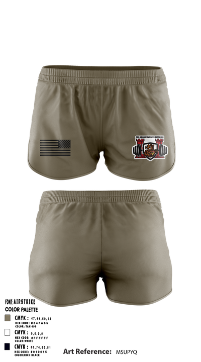 3rd brigade engineer battalion 43477984 Ranger Panties - 1