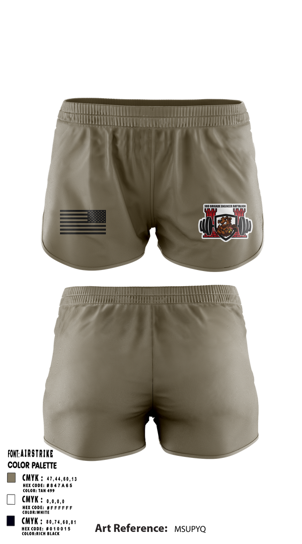 Ranger Panties, 3rd brigade engineer battalion, Army, Teamtime, Team time, sublimation, custom sports apparel, team uniforms, spirit wear, spiritwear, sports uniforms, custom shirts, team store, custom team store, fundraiser sports, apparel fundraiser