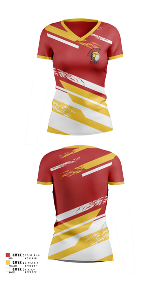 Womens Short Sleeve Vneck Shirt, Titans, Golf, Teamtime, Team time, sublimation, custom sports apparel, team uniforms, spirit wear, spiritwear, sports uniforms, custom shirts, team store, custom team store, fundraiser sports, apparel fundraiser