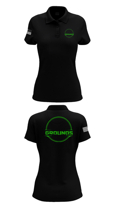 Thriving Grounds Landscaping 97741926 Women's Short Sleeve Performance Polo  - 36
