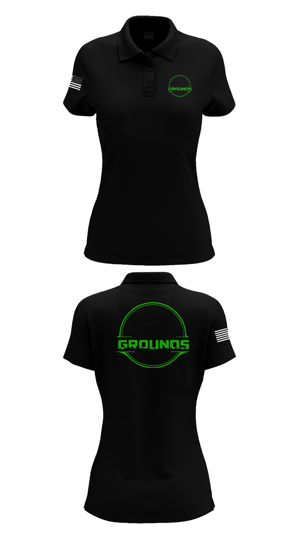 Womens Short Sleeve Performance Polo, Thriving Grounds Landscaping, , Teamtime, Team time, sublimation, custom sports apparel, team uniforms, spirit wear, spiritwear, sports uniforms, custom shirts, team store, custom team store, fundraiser sports, apparel fundraiser