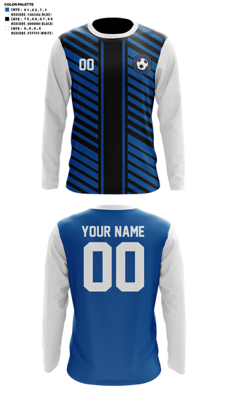 Long Sleeve Performance Shirt, Springfield United, Men's Soccer, Teamtime, Team time, sublimation, custom sports apparel, team uniforms, spirit wear, spiritwear, sports uniforms, custom shirts, team store, custom team store, fundraiser sports, apparel fundraiser