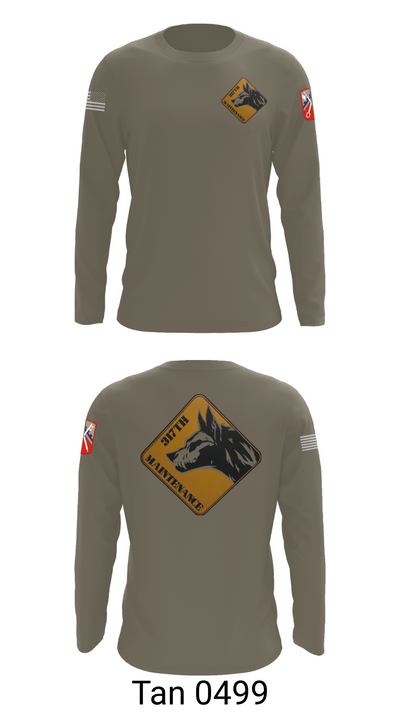 317th support maintenance company 3788646 Long Sleeve Performance Shirt 66