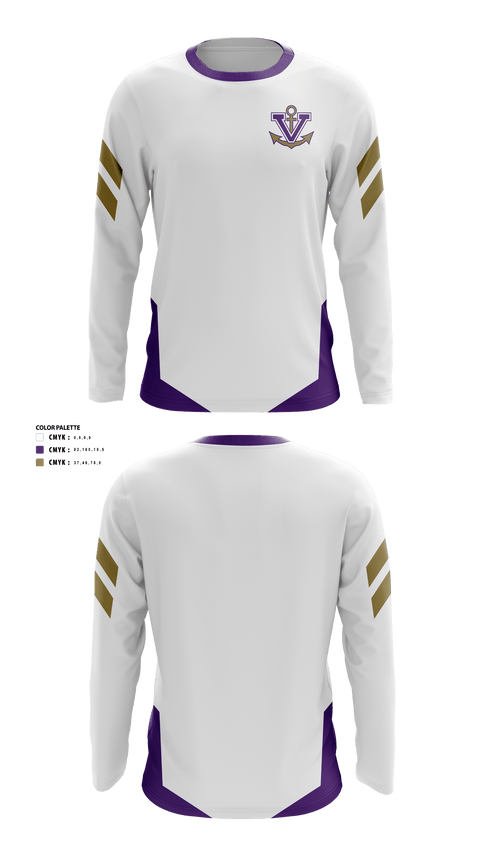Long Sleeve Performance Shirt, Vermilion High School Golf, Golf, Teamtime, Team time, sublimation, custom sports apparel, team uniforms, spirit wear, spiritwear, sports uniforms, custom shirts, team store, custom team store, fundraiser sports, apparel fundraiser