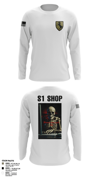 Long Sleeve Performance Shirt, 1/11 acr, Army, Teamtime, Team time, sublimation, custom sports apparel, team uniforms, spirit wear, spiritwear, sports uniforms, custom shirts, team store, custom team store, fundraiser sports, apparel fundraiser