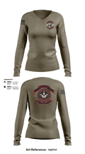 Green Beret 87463289 Women's Long Sleeve V-neck Shirt - 132