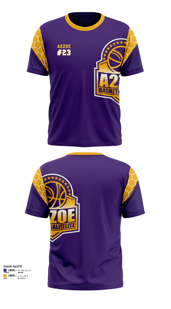 Short Sleeve Performance Shirt, A2Zoe Basketball, Men's Basketball, Teamtime, Team time, sublimation, custom sports apparel, team uniforms, spirit wear, spiritwear, sports uniforms, custom shirts, team store, custom team store, fundraiser sports, apparel fundraiser