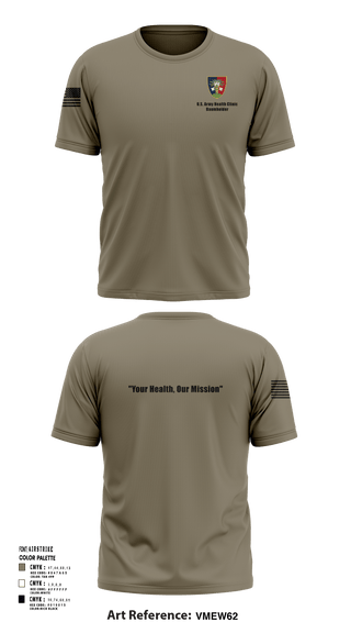 Short Sleeve Performance Shirt, U.S. Army Health Clinic - Baumholder, Army, Teamtime, Team time, sublimation, custom sports apparel, team uniforms, spirit wear, spiritwear, sports uniforms, custom shirts, team store, custom team store, fundraiser sports, apparel fundraiser